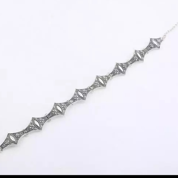 Antique Silver Plated Choker - Picture 6 of 6